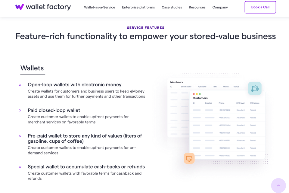 wallet factory ewallet