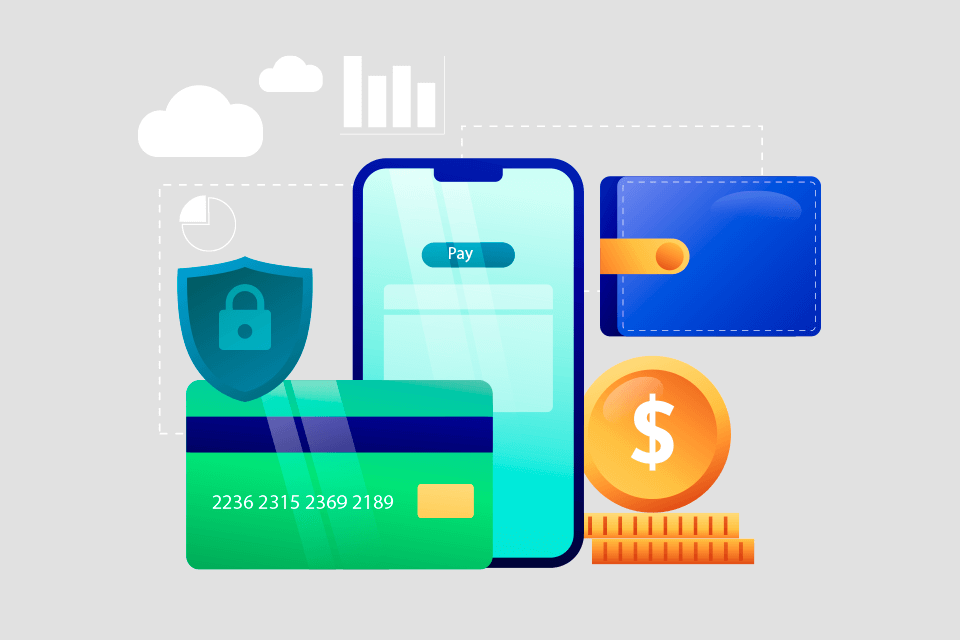 wallet factory wallet platform vector