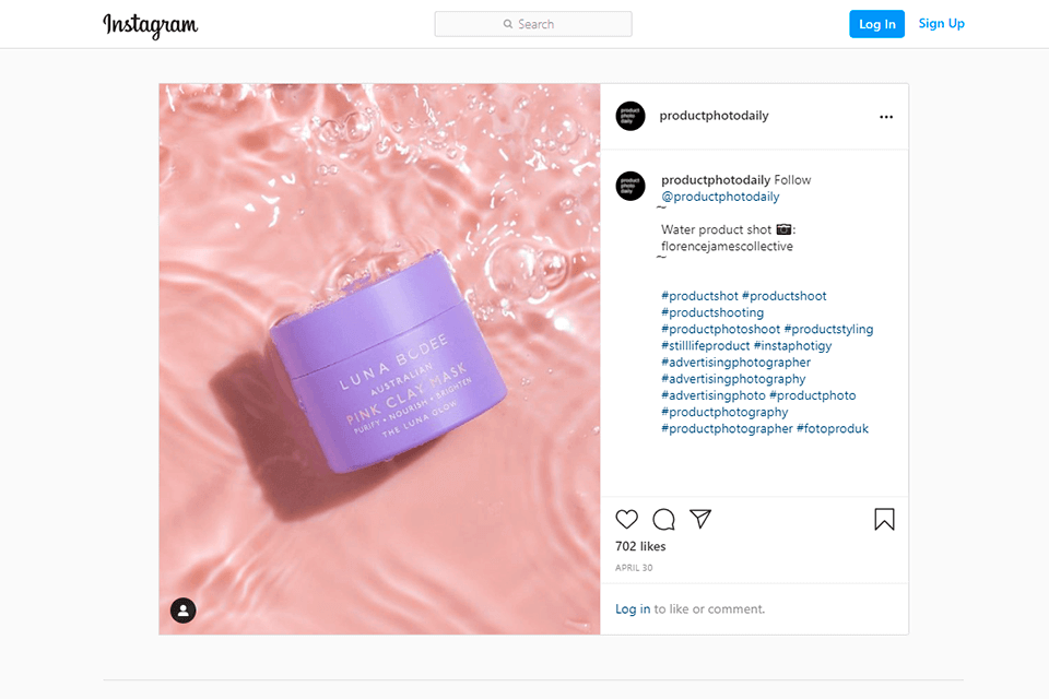 water platter product photography props