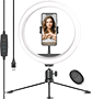 waulnpekq 10 selfie ring light