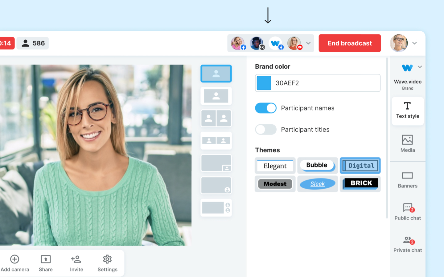 wave video multistreaming