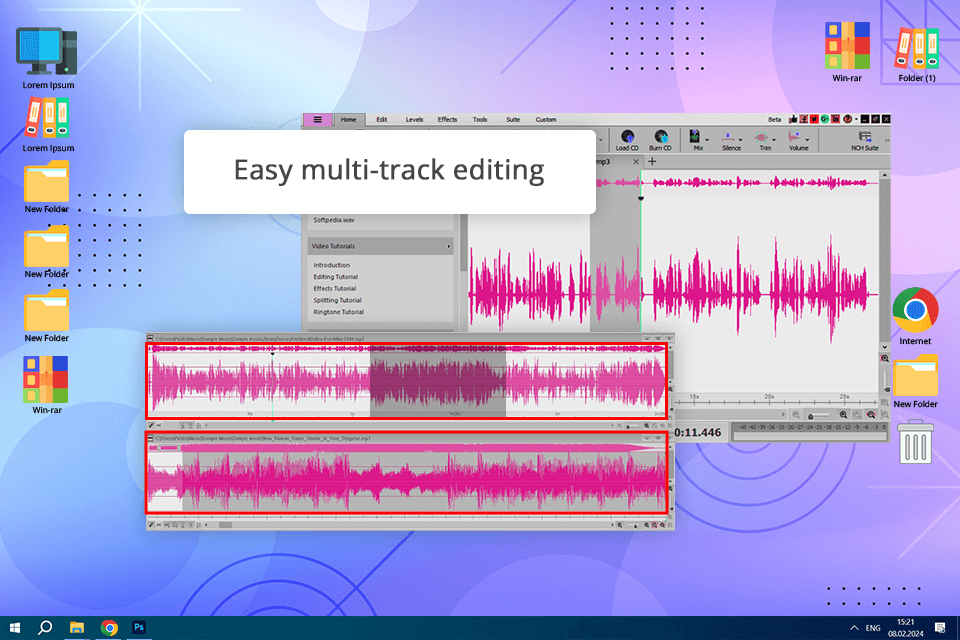 wavepad interface