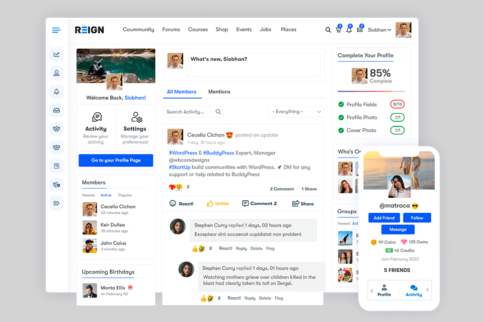 wbcom designs free wordpress themes for portfolios