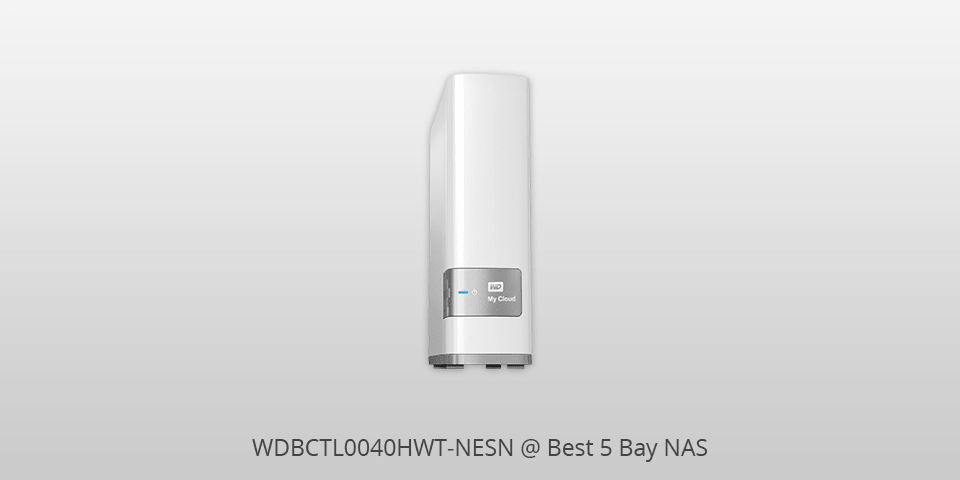 wdbctl0040hwt-nesn 5 bay nas