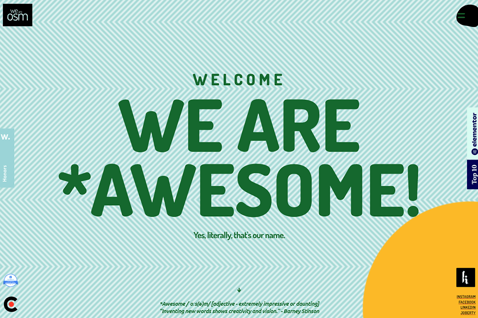 we are osm company interface