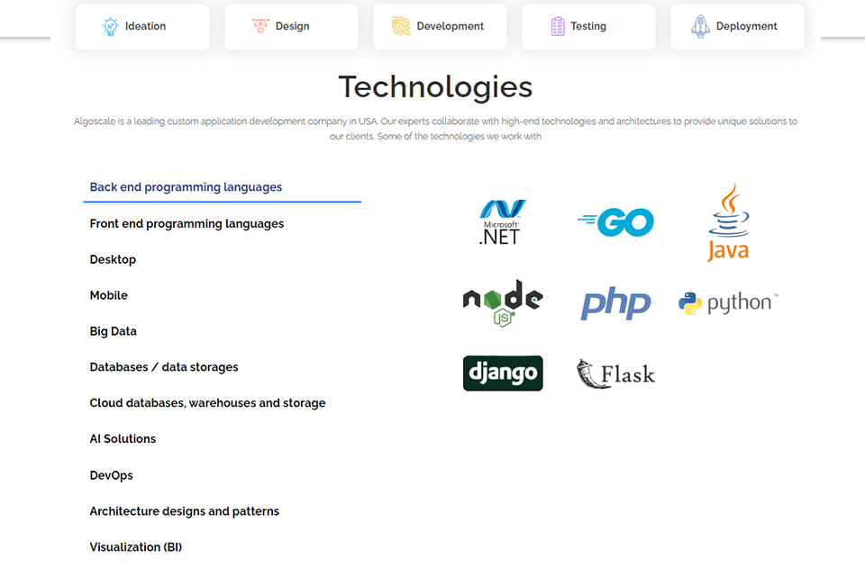 web algoscale data consulting company review