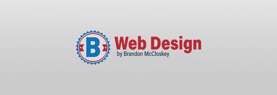 web design by brandon mccloskey logo