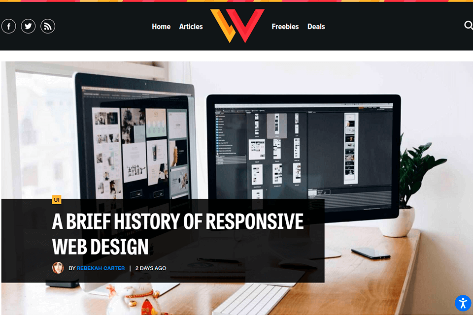 web designer depot blog interface