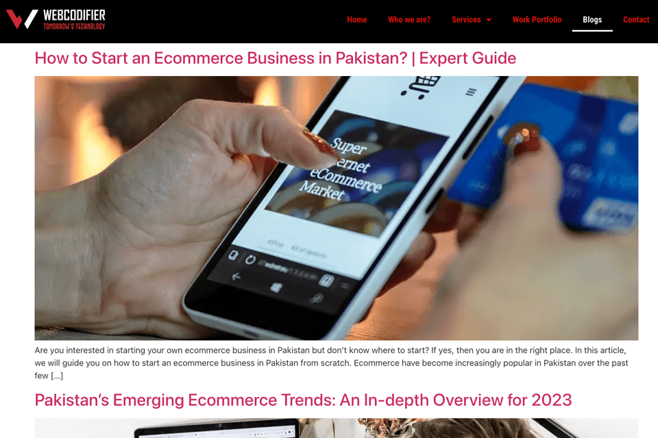 webcodifier agency content marketing