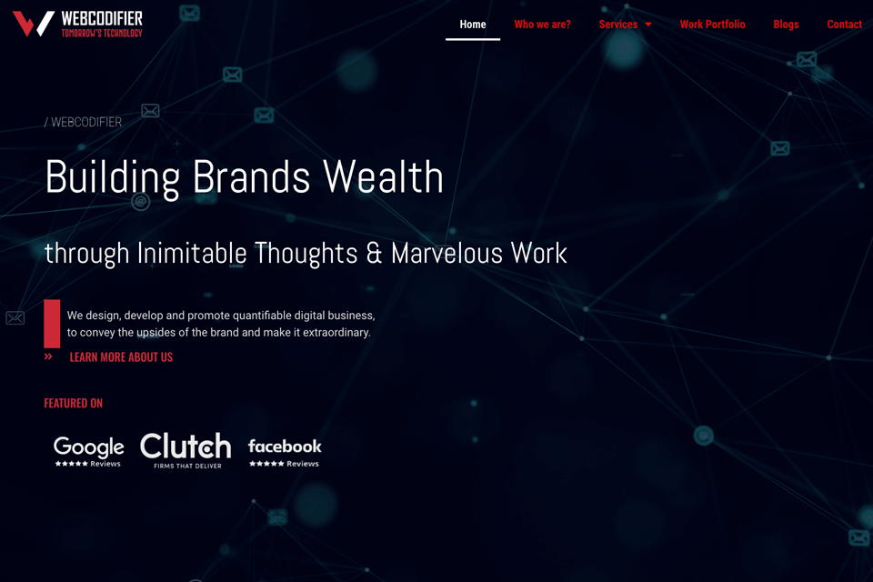webcodifier agency website