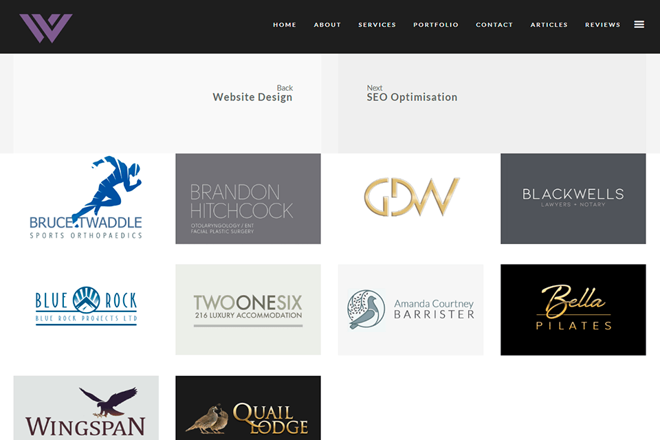 webdesignauckland logo design portfolio