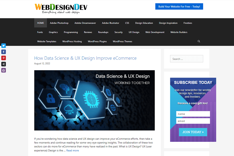 webdesigndev web design blog website