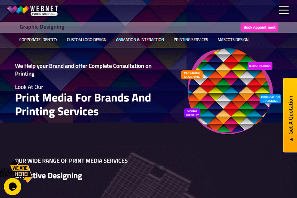 webnet online business card printing service website