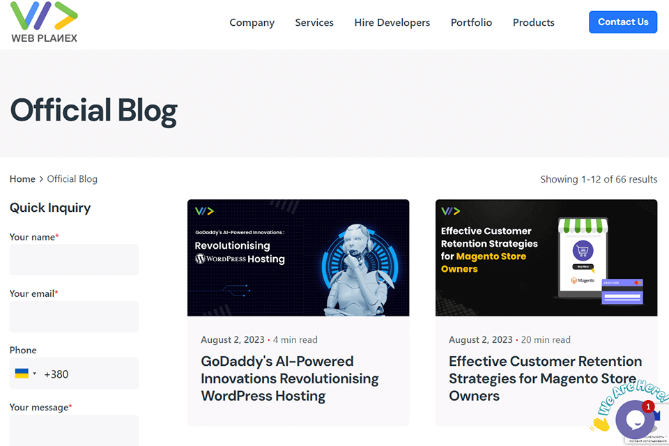 webplanex blog