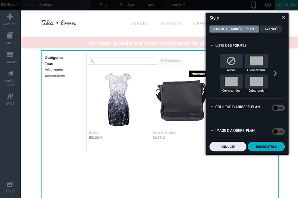 webself ecommerce