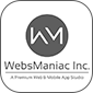 websmaniac app development company logo