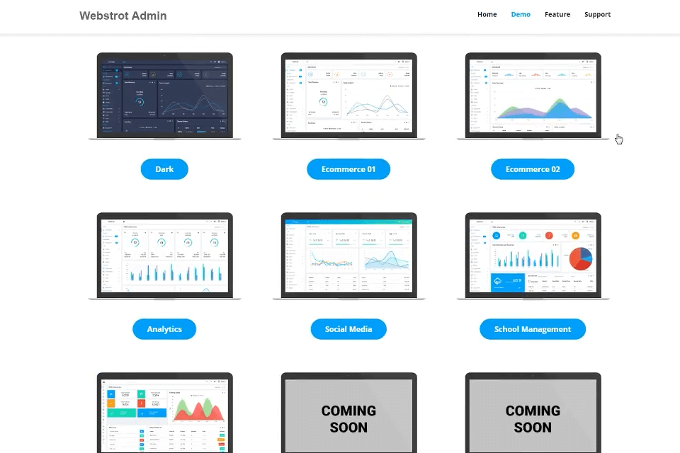webstrot app development company interface