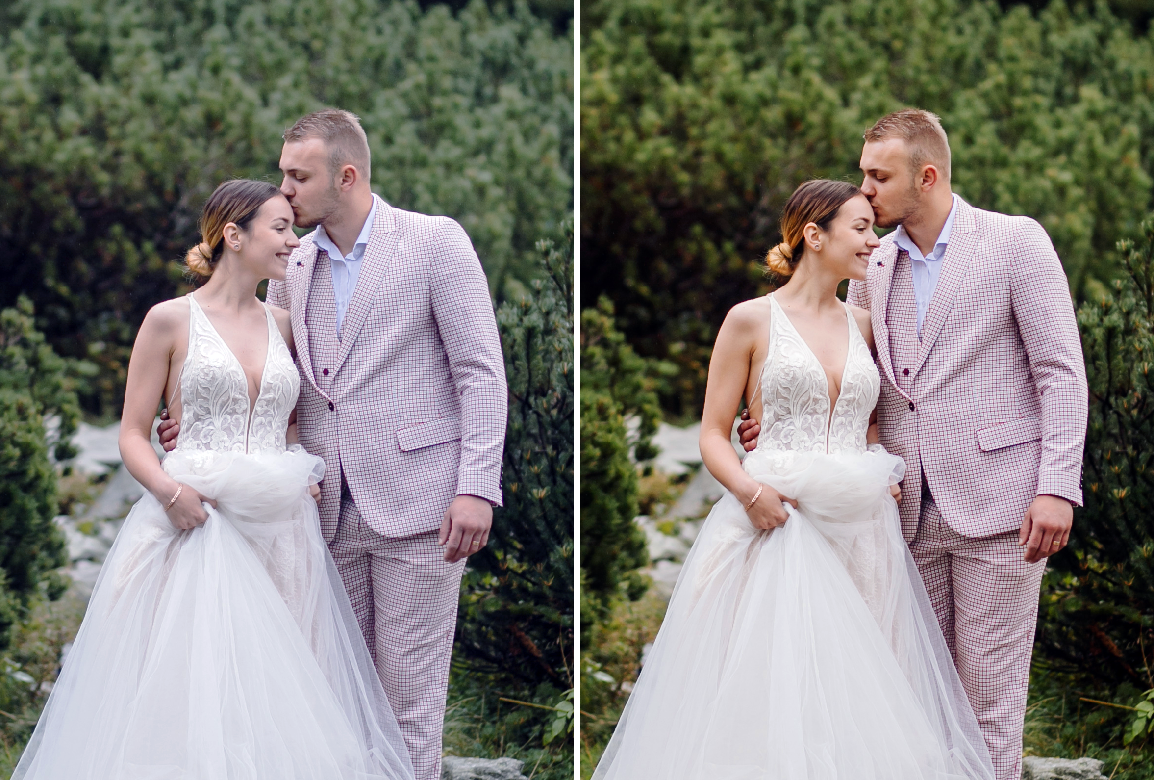 wedding photos digital and printed comparison