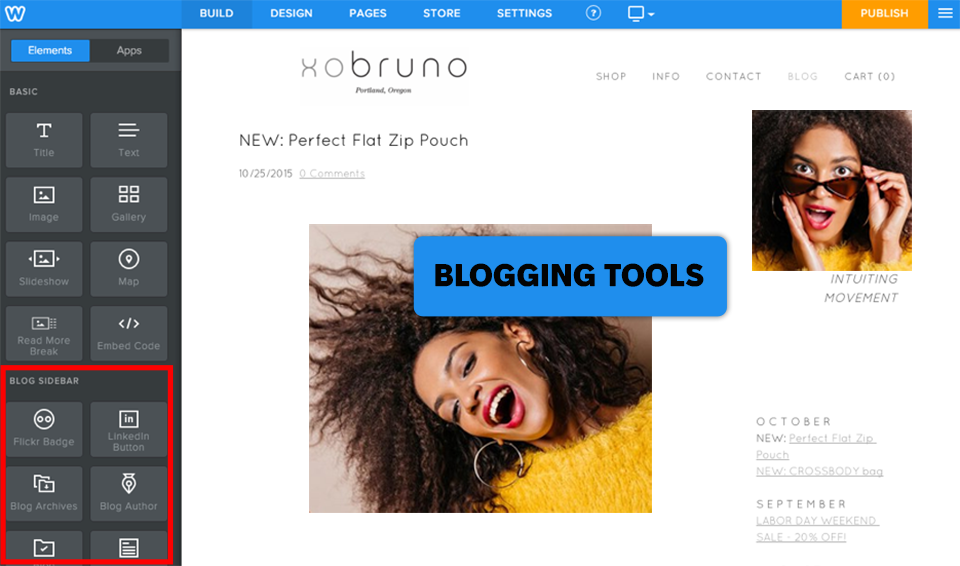 weebly squarespace alternative interface