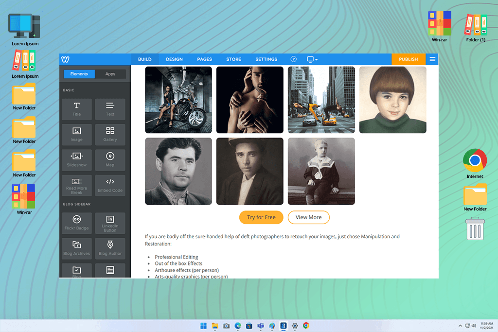 weebly web design software