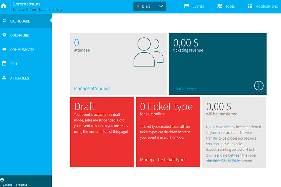 weezevent interface