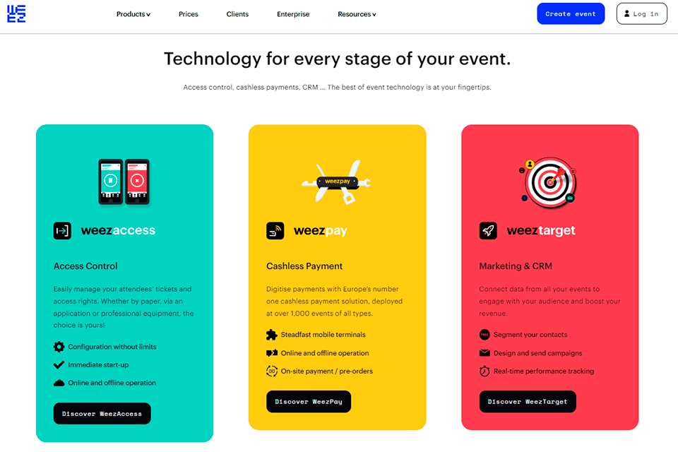 weezevent logo interface