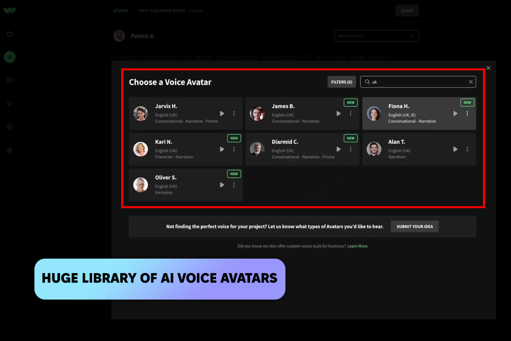 wellsaid labs ai voice generator