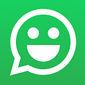 wemoji best sticker maker app logo