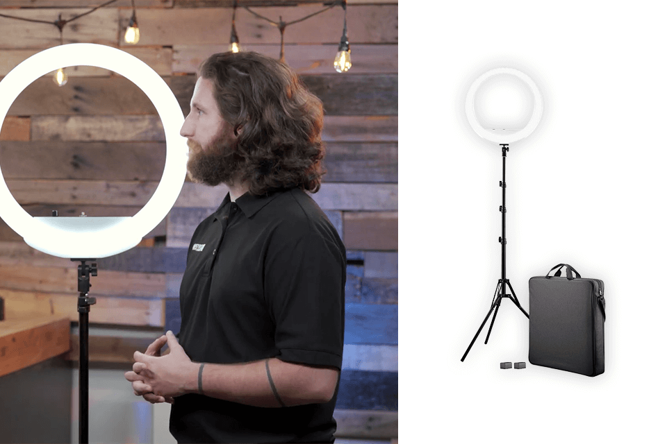 westcott bi-color ring light kit for tiktok lifestyle