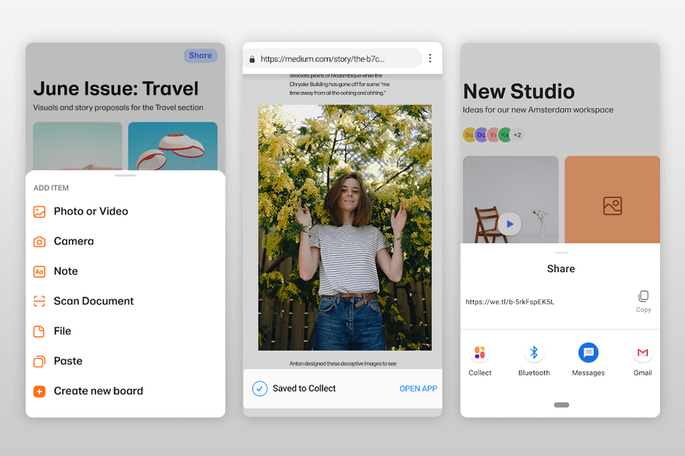 تطبيق wetransfer لمشاركة واجهة الملفات الكبيرة