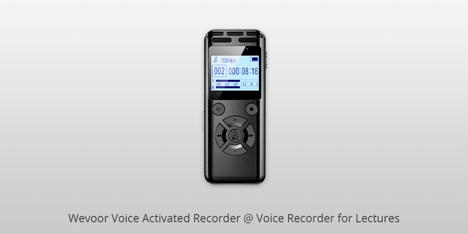 wevoor voice activated recorder voice recorder for lectures