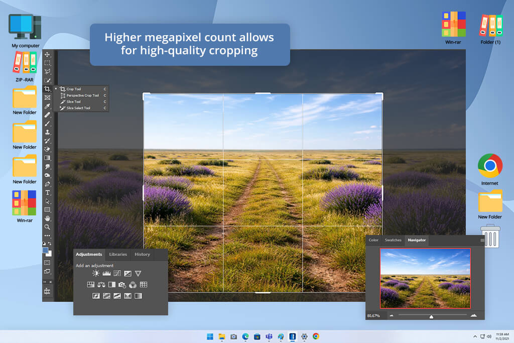 what is a pixel in photography cropping