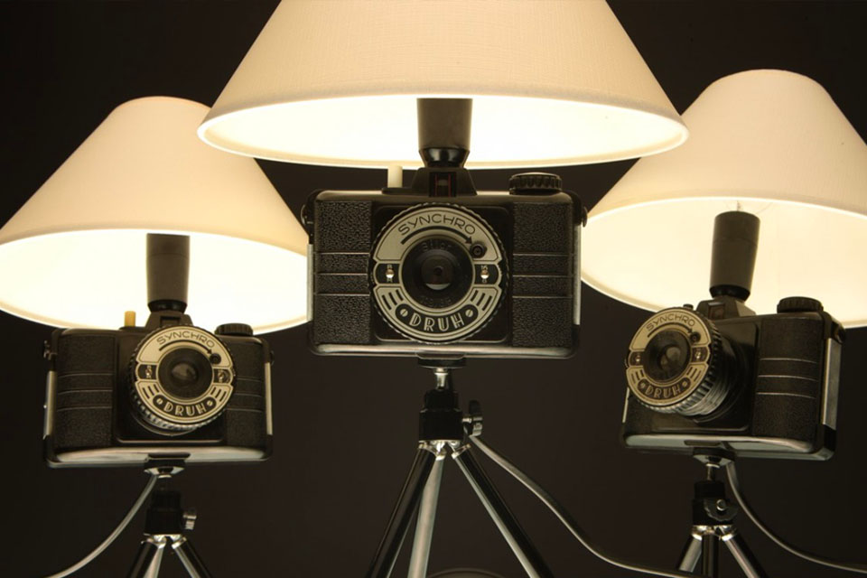 what to do with old cameras desk light