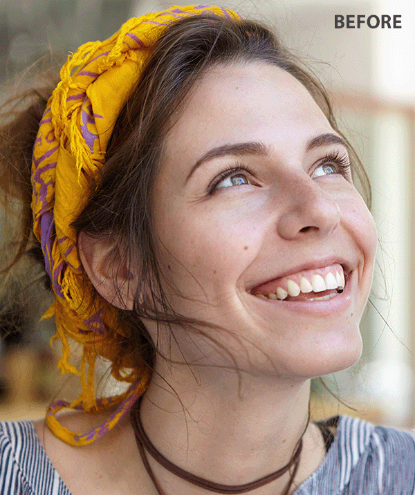 what would i look like with a lip piercing app gif