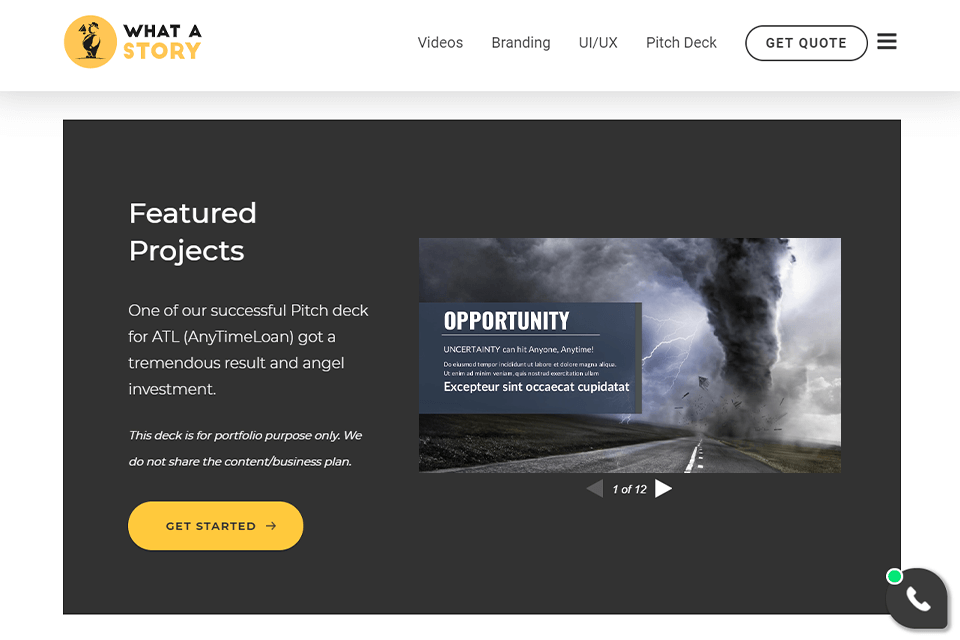 whatastory agency review presentations