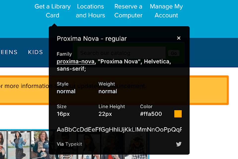whatfont font finder by image interface