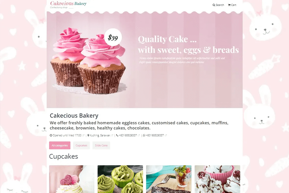 whatsmenu website example