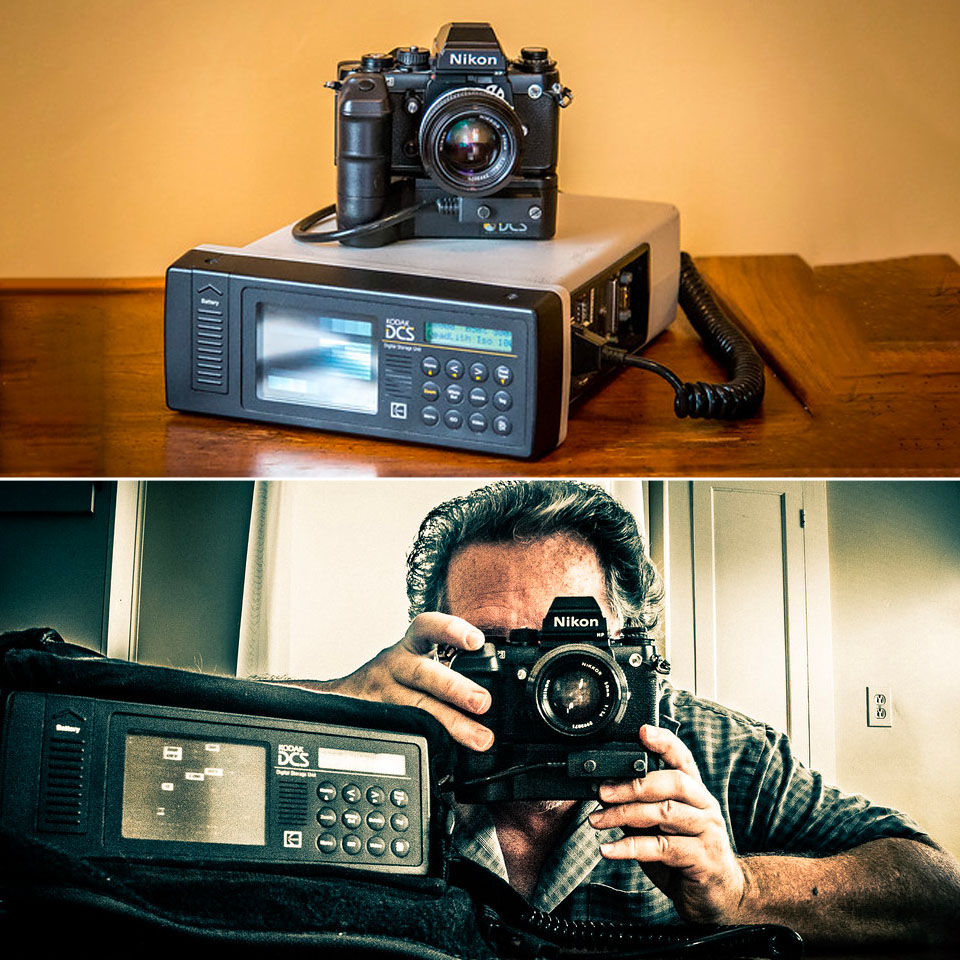 when were cameras created first pro dslr