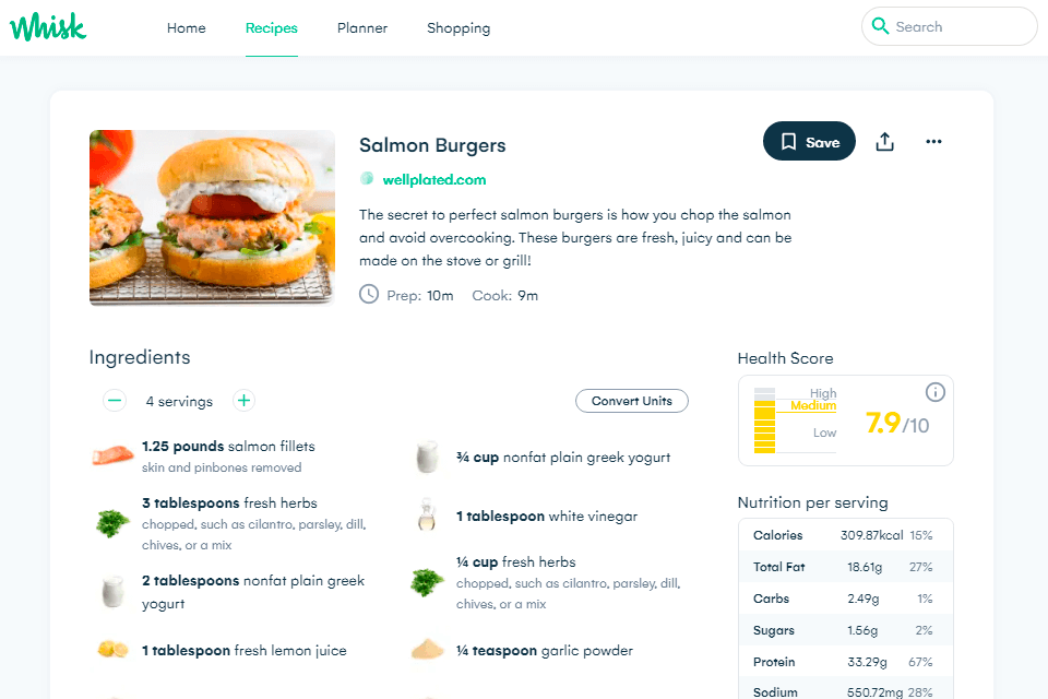 5 Best Recipe Software In 2025 Whisk Interface
