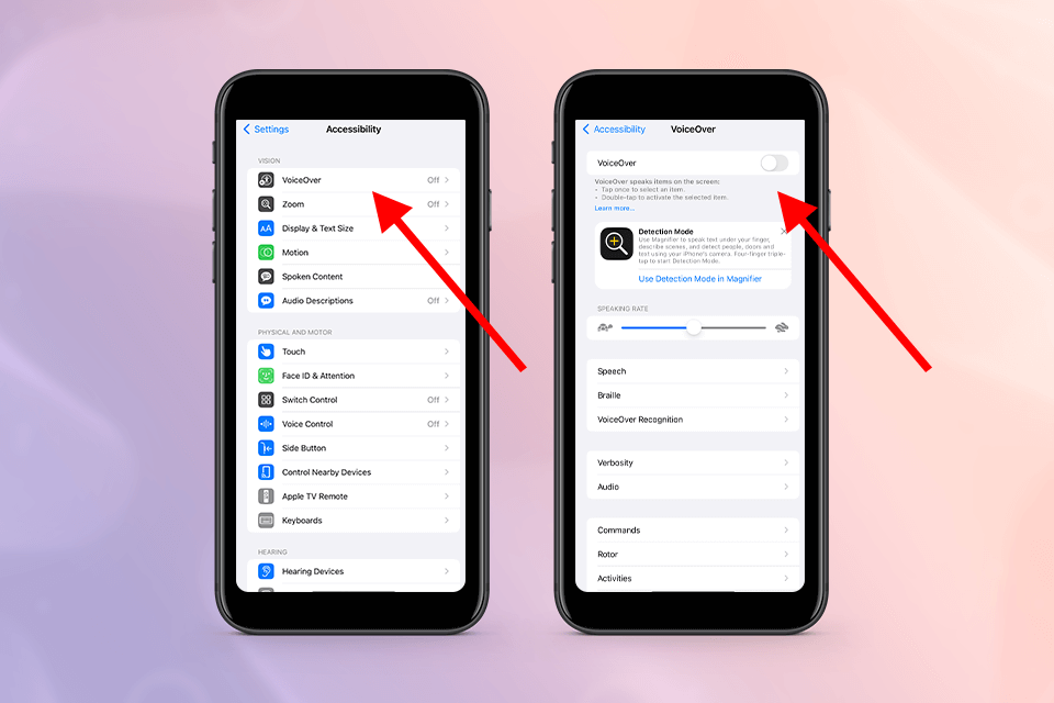 why is my front camera glitching voiceover