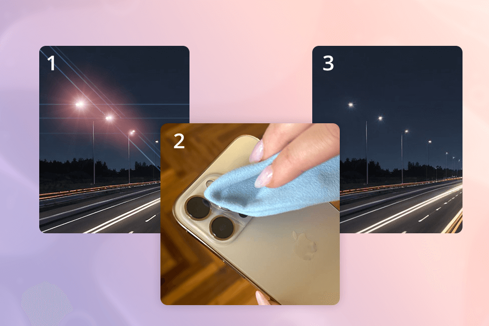 why is my iphone camera glitching clean lens