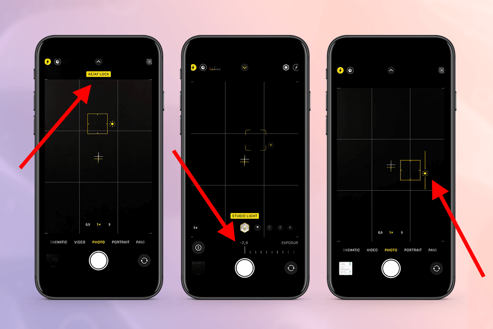 why is my iphone camera glitching exposure settings