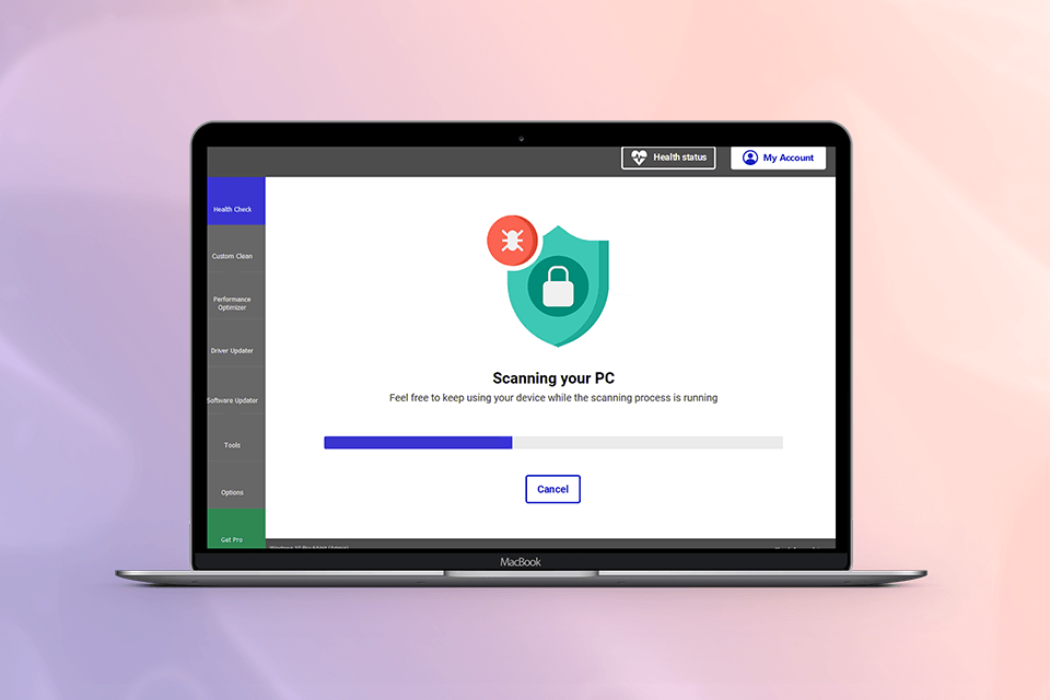why is my laptop camera glitching antivirus scan