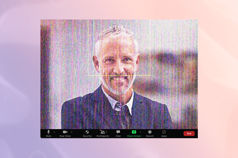 why is my zoom camera glitching