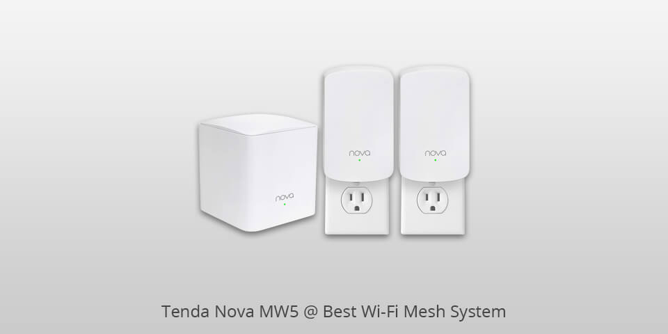 wifi mesh system tenda nova mw5