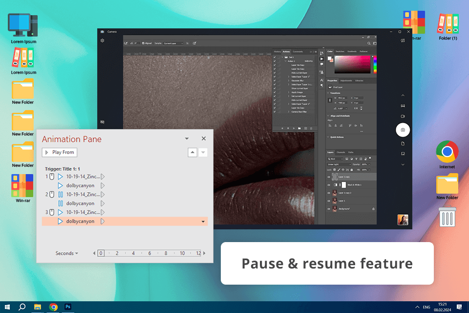 windows camera program to record webcam interface