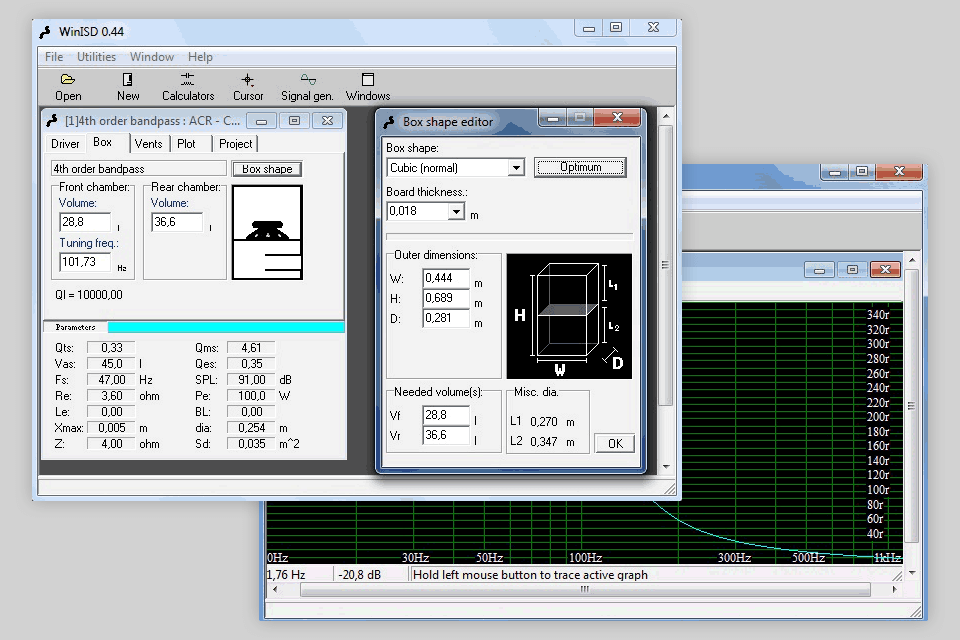 Subwoofer Box Calculator and Subwoofer Box Design