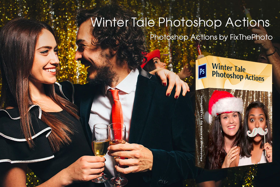 winter tale photoshop actions from fixthephoto