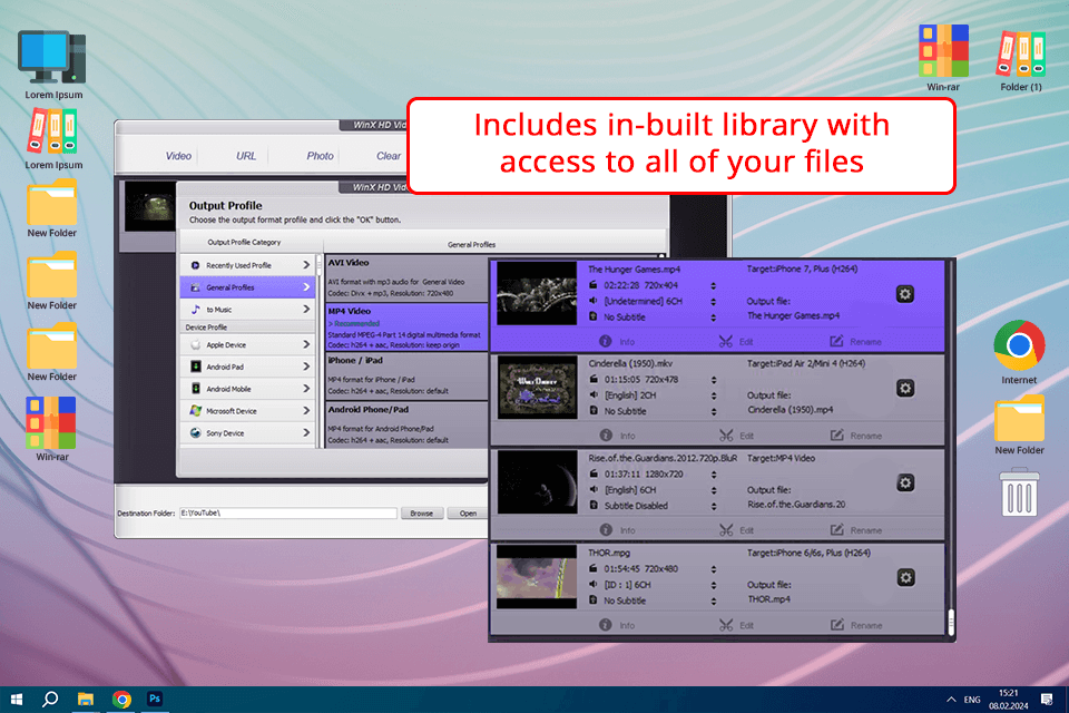 winxvideo ai interface