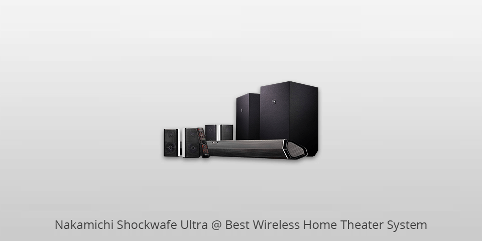 wireless home theater system nakamichi shockwafe ultra
